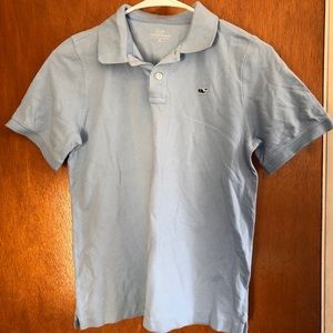 Vineyard Vines Boys Polo Blue - Size 10-12